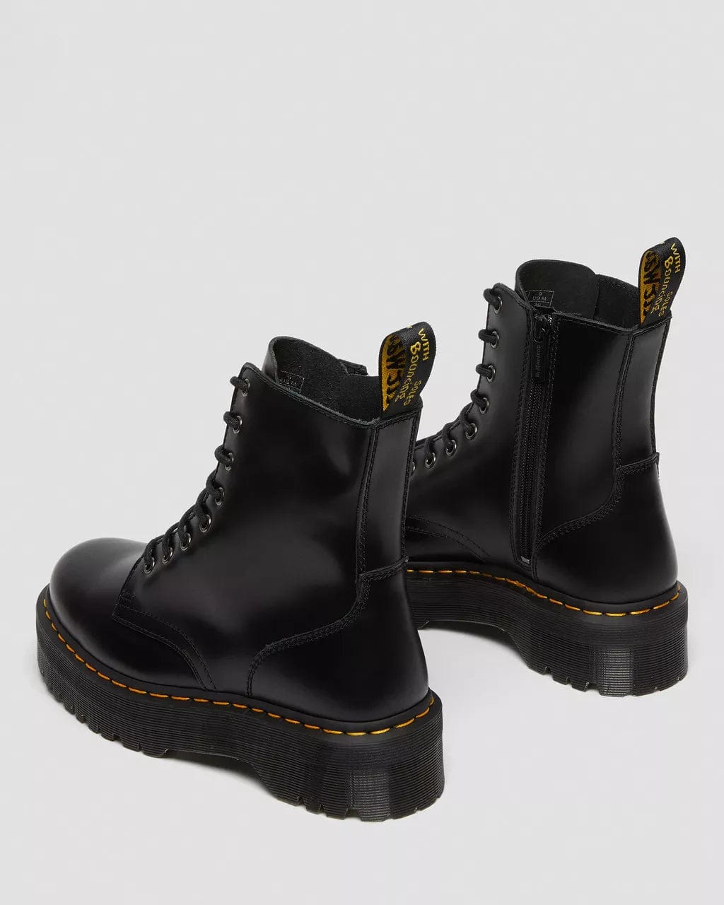 SHOES - DR.MARTENS - Jadon Quad Bex Polished Smooth Boots - Nagel wereld