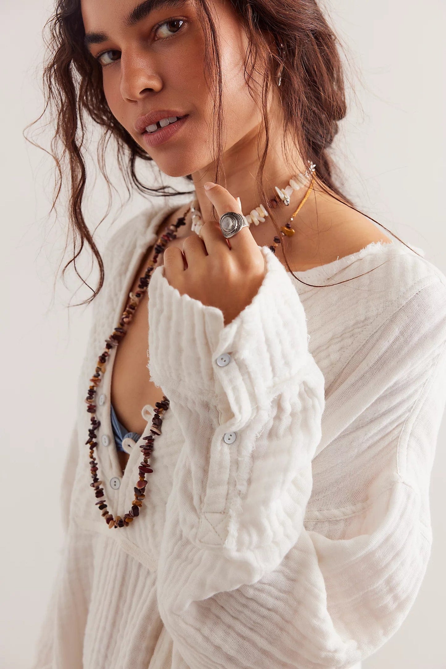 TOPS - FREE PEOPLE - Easy Sunday Top - Nagel wereld