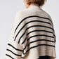 Sweater - FREE PEOPLE - Stripe Easy Street Crop Pullover - Nagel wereld