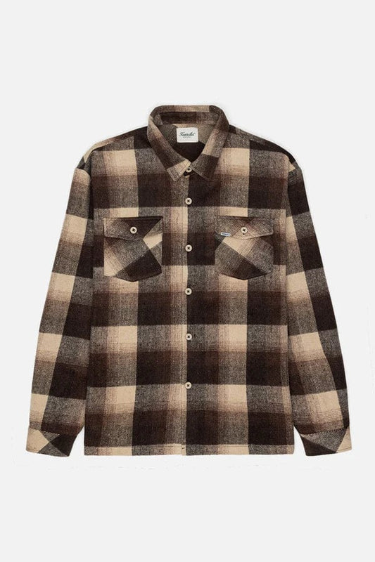 KUWALLA m tops Brown / S Flannel Overshirt