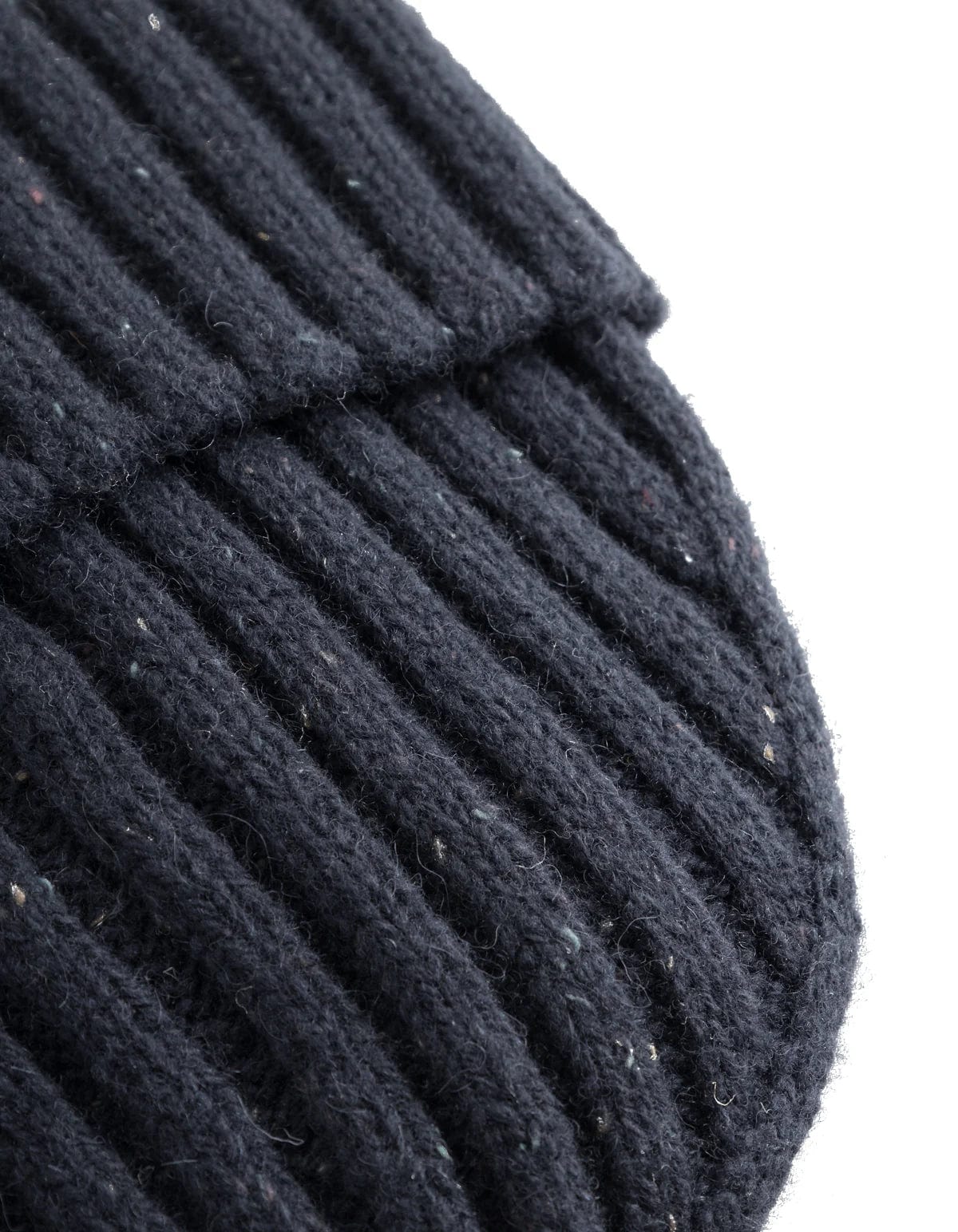 LES DEUX ACCESSORIES Wells Fleck Wool Rib Beanie