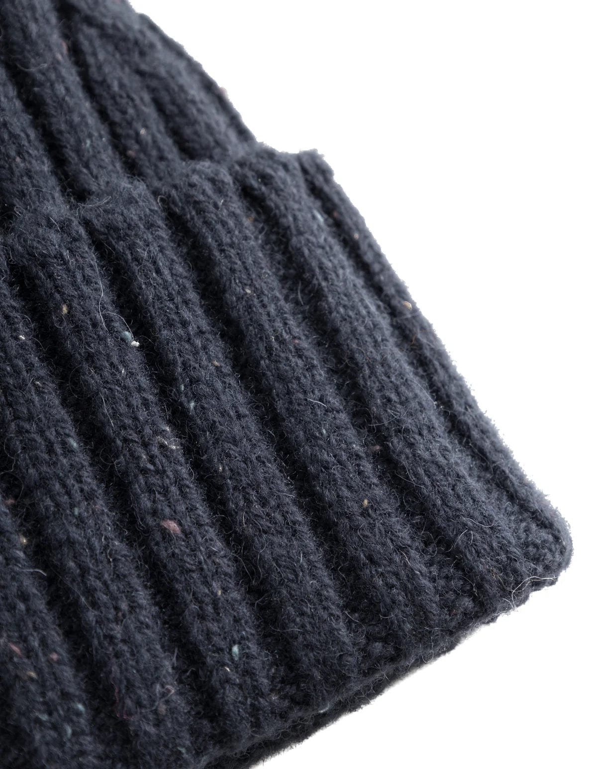 LES DEUX ACCESSORIES Wells Fleck Wool Rib Beanie