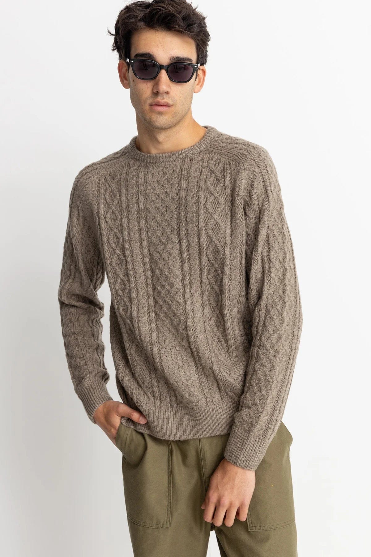 M SWEATERS - RHYTHM - Mohair Fishermans Knit Sweater - Nagel wereld