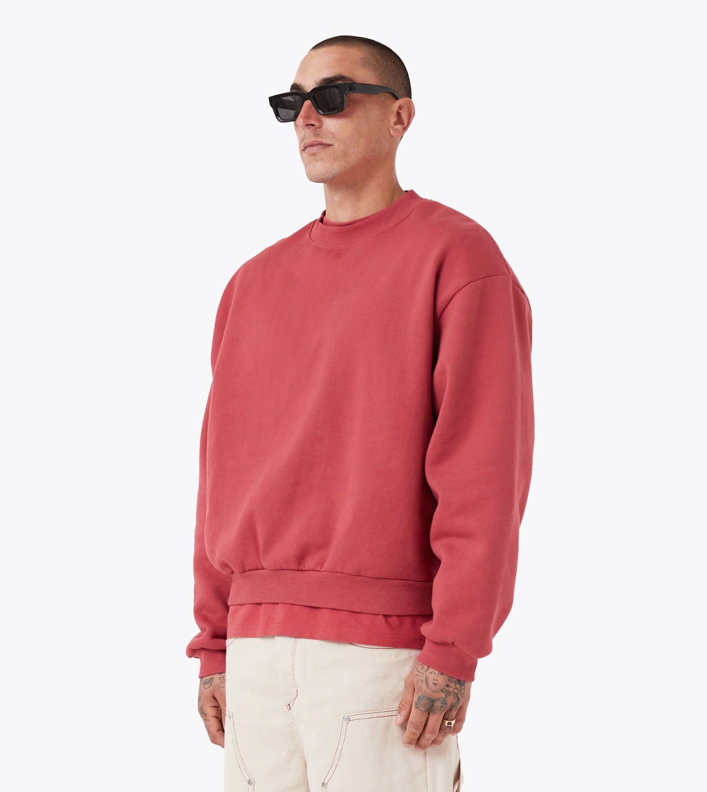 Zanerobe M SWEATERS Box Crewneck