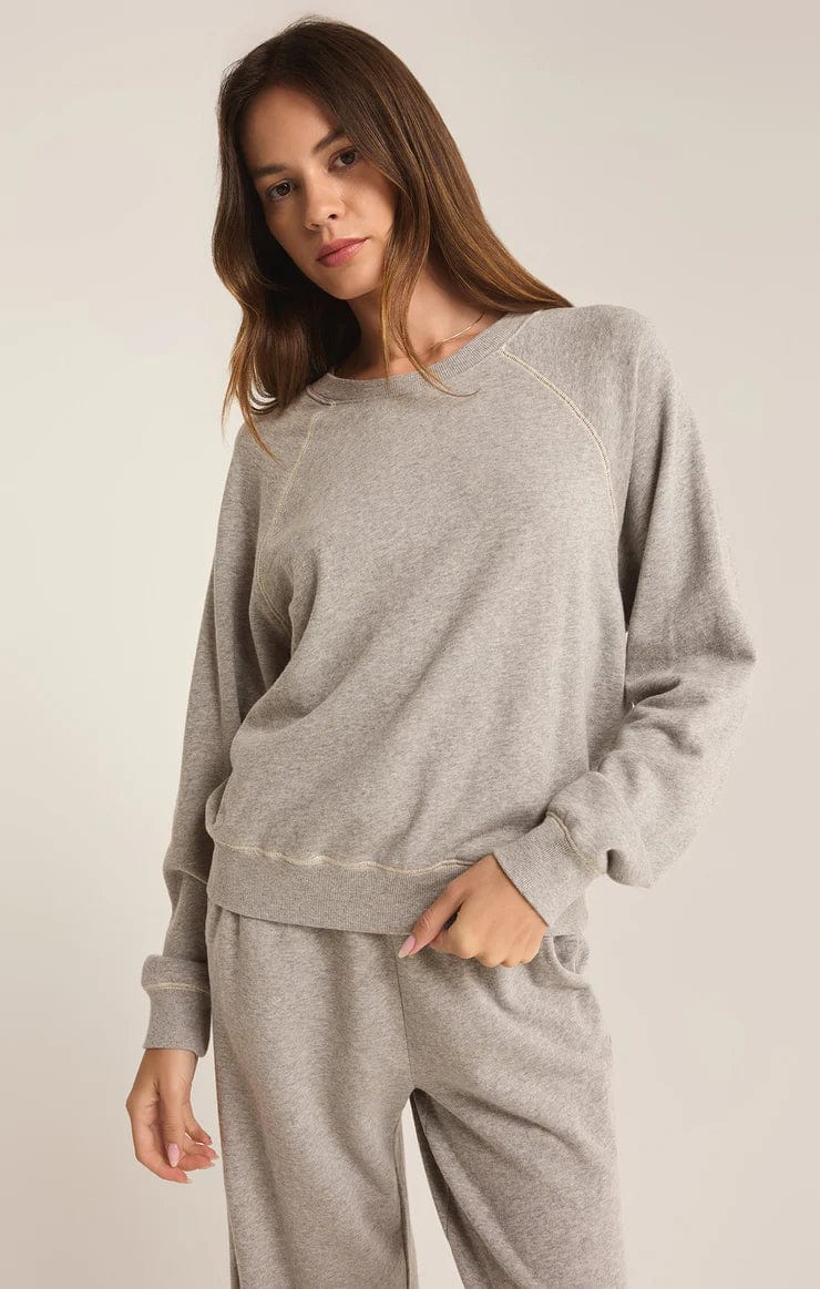 sweater - Z Supply - Saldana French Terry Top - Nagel wereld