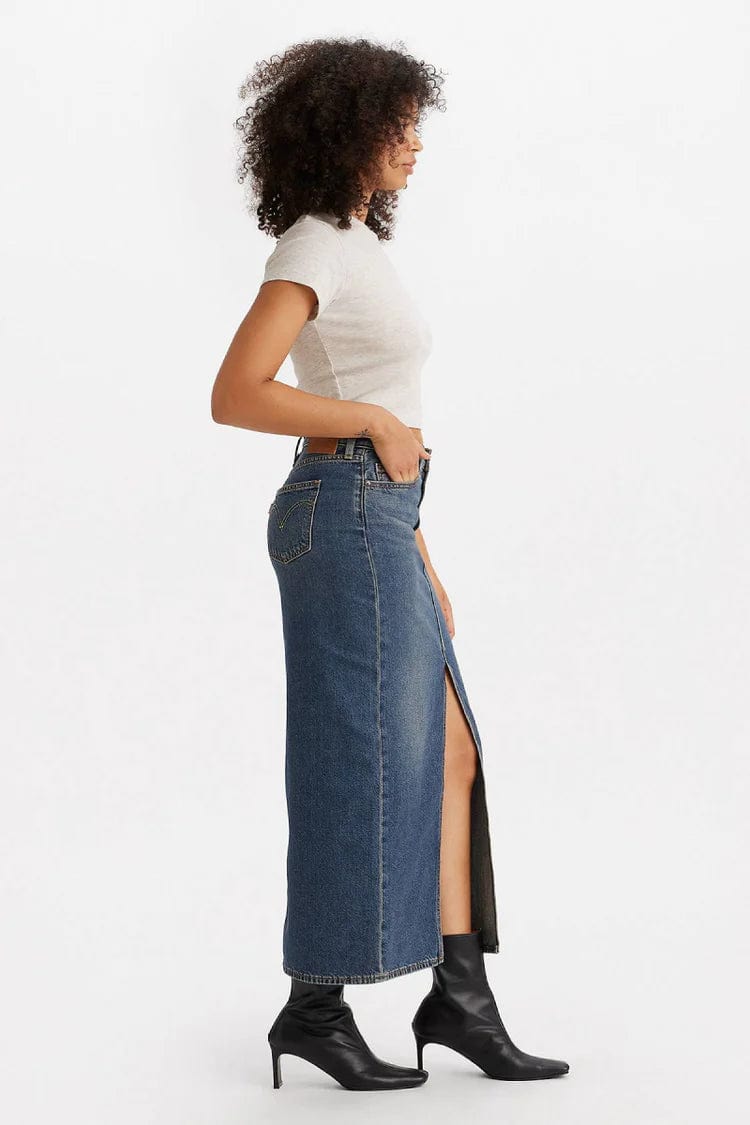 LEVI'S BOTTOMS Ankle Column Skirt