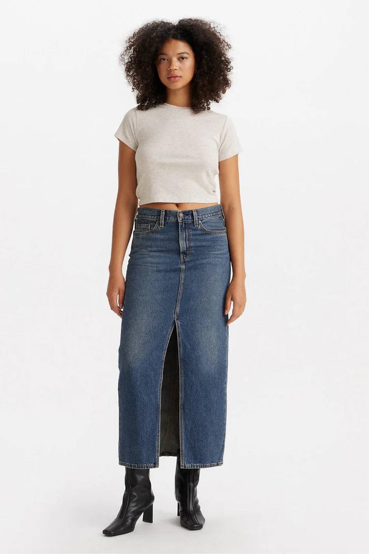 LEVI'S BOTTOMS Ankle Column Skirt