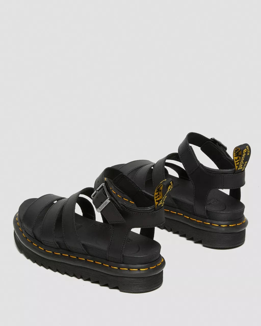 DR.MARTENS SHOES Blaire 3-Strap Sandal Zebrilla