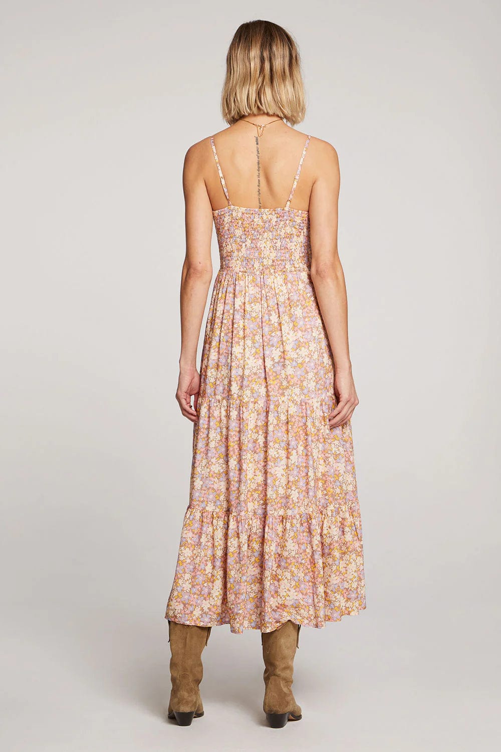 Dresses - Saltwater Luxe - Floral Midi Dress - Nagel wereld