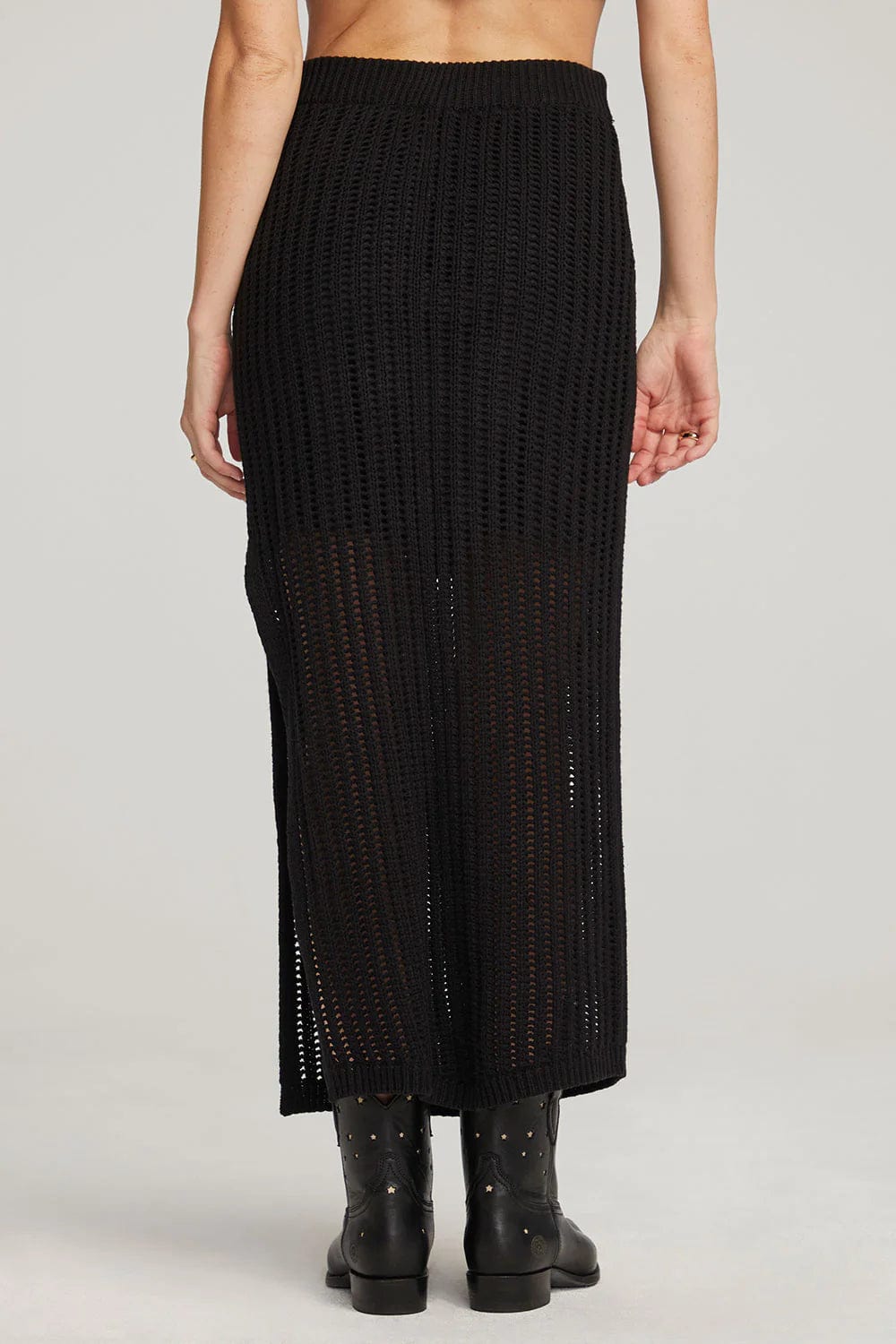 Saltwater Luxe Bottoms Suzi Midi Knit Skirt